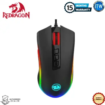 Redragon M711-FPS Cobra FPS Gaming Mouse with 24,000 DPI, 7 Programmable  Buttons, 16.8 Million RGB Color Backlit, wired gaming mouse