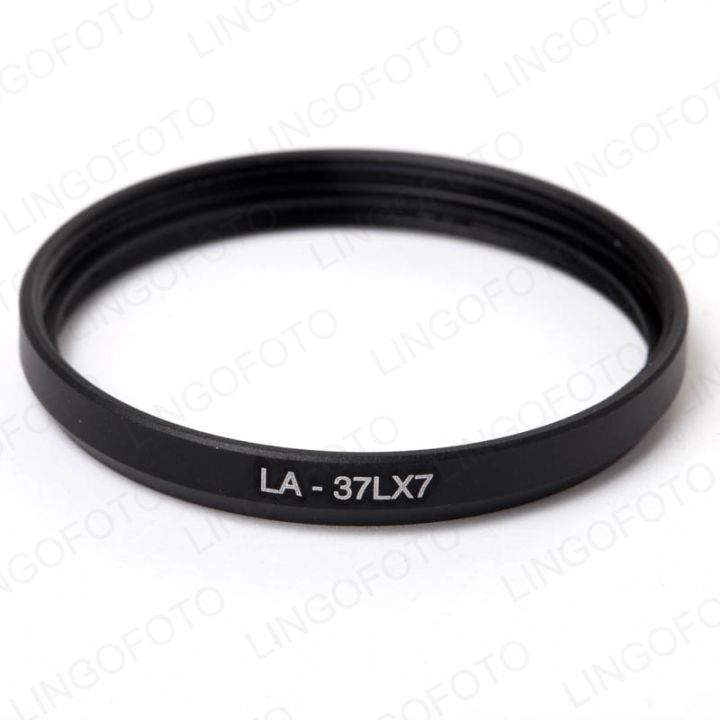 la-37lx7-ll1609-37แผ่นกรอง-mm-แหวนรองเลนส์กล้องถ่ายรูปพานาโซนิคสำหรับ-dmc-lx7พานาโซนิค-menggantikan-dmw-fa1-hitam