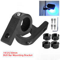 Universal 2x1 9มม.25มม.30มม. Bullbar ท่อ Mount cket Clamps LED Work Light Bar 2แทรกเครื่องมือ Clamp Holder