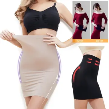  Women Shapewear Strapless Tube Slip Dress Mini Bodycon