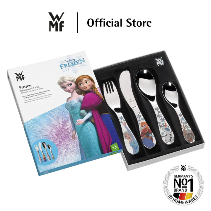 WMF ©Disney Frozen ชุดช้อนส้อม เอลซ่า อันนา โฟรเซน 4 ชิ้น Lazada.co.th