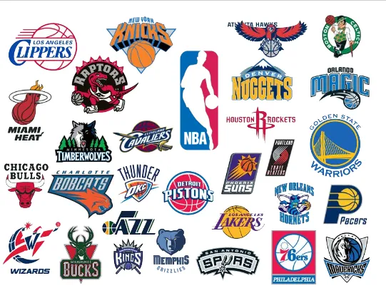 NBA TEAM LOGO VINYL STICKER WITH GLITTER ANTI SCRATCH LAMINATED | Lazada PH