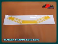 YAMAHA CHAPPY LB50 LB80 BODY STICKER "YELLOW" (1 PC) // สติ๊กเกอร์ชิปปี้ สีพื้นเหลือง งานพิมพ์คมชัด สินค้าคุณภาพดี