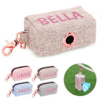 Personalized Dog Poop Waste Bag Holder Portable Garbage Bag Outdoor Dog Pick Up Poop Bags Dispenser Cleaning Supplies