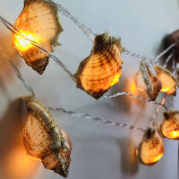 LED Conch String Lights for Hawaii Christmas Decoration Party Decoration Tree Light Halloween Decorations for Home Outdoor