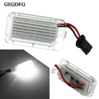 2pcs 6000K White Error Free Car LED Number License Plate Lamp For 5D Fiesta Mondeo MK4 C-Max MK2 S-Max Kuga