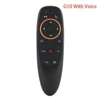 G10 G10S รีโมทอัจฉริยะ2.4G RF พร้อมกล่องสำหรับแอนดอยด์ทีวีเสียง + ไจโรสโคป T95 HK1 H96เป็นต้น