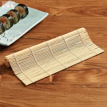 Japanese Style Natural Bamboo Sushi Maker Rolling Mats Square