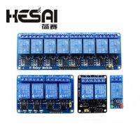 【❉HOT SALE❉】 yan992558181588 รีเลย์โมดูล Dc 5V/12V 1 2 4 6 8ช่องพร้อมชุดสำหรับ Arduino Diy บอร์ดขยายสำหรับเครื่องพิมพ์ทริกเกอร์ระดับต่ำออปโตคัปเปลอร์