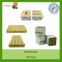 Rockwool 4cm / 4inch / 6inch / แบบแผ่น / ร็อควูล 3/5/10 ชิ้น ก้อนเพาะปลูกต้นกล้าเมล็ดพันธ์ุ เพาะชำ ไฮโดรโปนิกส์ ROCKWOOLS ร็อควูล ปลูกต้นไม้ ระบบไร้ดิน