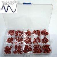 ❄ 300 Pcs OD(6.5 16mm) Thickness (1.5 2mm) Red Silicone Oring Set High Quality O ring Box Edible Silicon