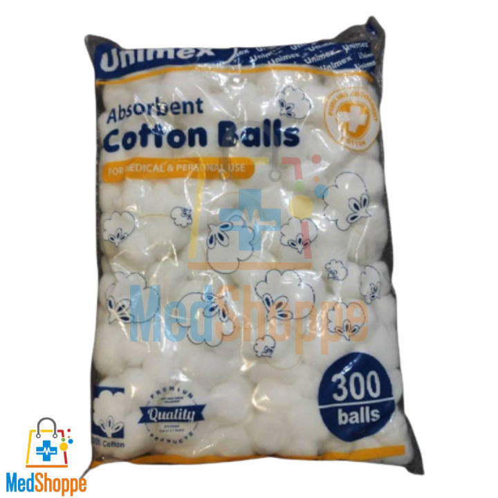 Unimex Absorbent Cotton Balls 300's