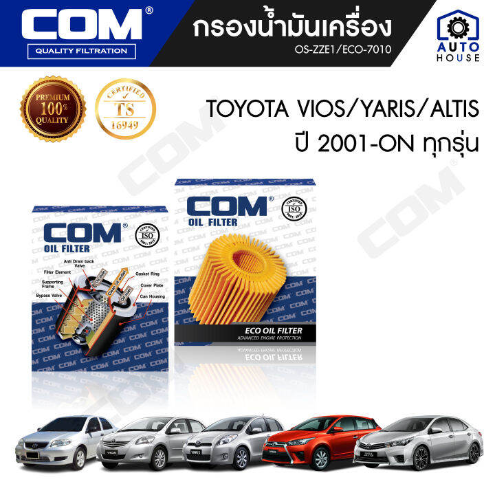 กรองน้ำมันเครื่อง-toyota-vios-1-5-ทุกรุ่น-2003-13-yaris-1-5-1-2-2006-on-altis-1-6-1-8-2001-on-ไส้กรอง-com