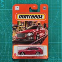 โมเดลรถ matchbox รุ่น Bentley bentayga สีแดง