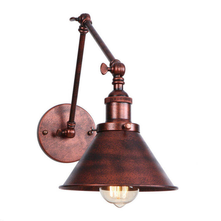 retro-led-wall-lamp-vintage-e27-for-home-bedroom-indoor-corridor-long-arm-adjustable-industrial-sconce-wall-lights-black-copper