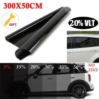 [New Changes]300Cm X 50Cm Black Car Window Foils Tint Tinting Film Roll Car Auto Home Window Glass Summer Solar UV Protector Sticker Films