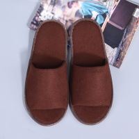 Disposable Non-slip Slippers Home Hospitality Indoor Soft Guest Slippers Solid Color For Man Beach Sandals Male Home Slippers House Slippers