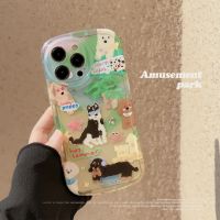 Summer dog phone case for iphone case 11 12 13 14 pro max plus tpu silicone case
