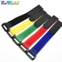 5pcs/pack Magic Tape Sticks cable ties model straps wire with battery stick buckle belt bundle tie hook&amp;loop Fastener Tape Cable Management