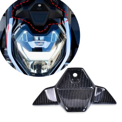 ■ 100 Carbon Fiber Motorcycle Modified Fairing Headstock Small Cover Plate for BMW S1000R S1000 R 2021 2022