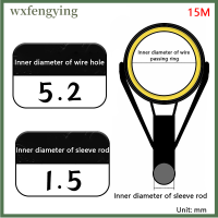 Wxfengying 1ชิ้นแหวนนำคันเบ็ดตกปลาสแตนเลสแบบทำมือปลายเสา1.5มม. 1.6มม. 1.7มม. 1.8มม. มม. อะไหล่สำหรับเบ็ดตกปลา