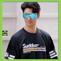 Sudd เสื้อคอกลมชาย ทรง oversize รุ่น Turismo สีทอปดำ