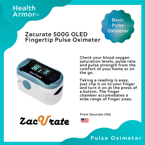 Zacurate 500G Fingertip Pulse Oximeter | Lazada PH