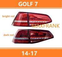 FOR GOLF 7 14-17 TAILLIGHT TAIL LIGHT TAIL LAMP BRAKE LIGHT BACK LIGHT ไฟท้าย​แต่ง​ ไฟเลี้ยว ไฟท้าย