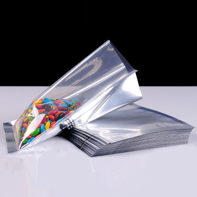 Translucent Vacuum Mylar Foil Packaging Heat Seal Bag for Meat Food Snack Coffee Nuts Spice Seasoning Candy Sugar Cheese Powder