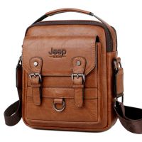 ☼❇ 2021 Fashion New Mens Bag Shoulder Bag Casual Messenger Bag Large Capacity Tablet Bag European and American Fashion