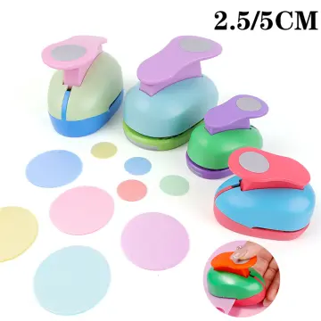 1Pc 2.5cm Circle Round Paper Craft Hole Punch Tool Kids DIY Scrapbook  Cutter Random Color