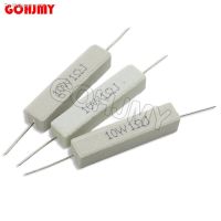 ◆ 10PCS 10W Cement resistance 0.1 10k ohm 0.22 0.33 0.33R 1R 2R 8R 10R 15R 47R 100R 1 10 25 47 100 1K 2K 10K ohm Cement resistor