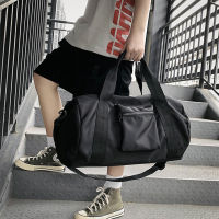 2020 New Mens Travel Bag High Quality Sports Gym Bags Large Capacity Shoulder Bag Male Solid Handbag Black White Green XA383F