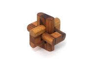 SiamMandalay 3D Wooden Brain Teaser Puzzle ของเล่นพัฒนาการ เกมส์ไม้ ของเล่นไม้ Keys Mystery