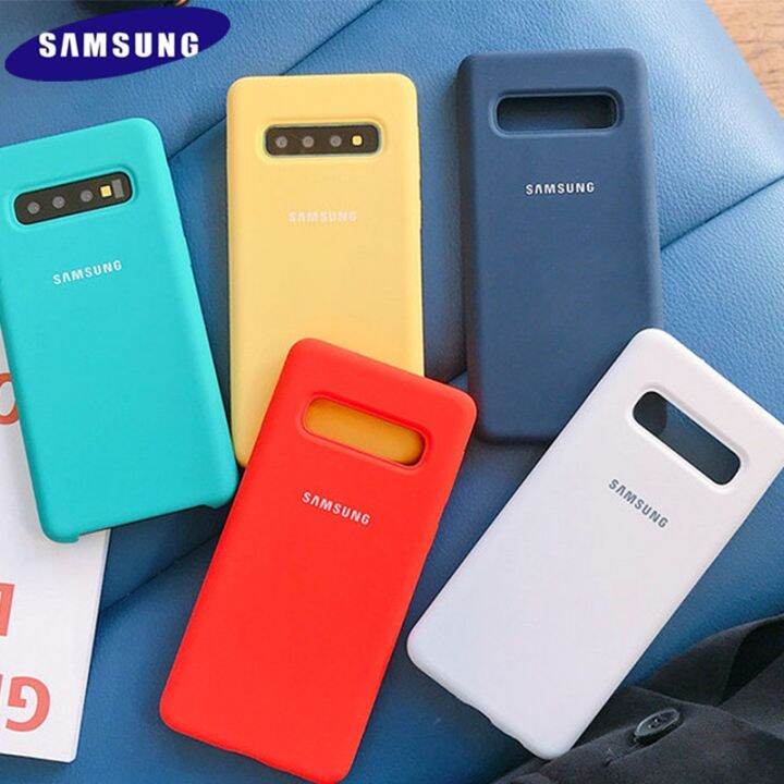 yellow-peach-flavor-ต้นฉบับ-samsung-galaxy-s21หมายเหตุ10บวกกรณีปก-s21ultra-s10-s9-s8-8-9ซิลิโคนเหลวกันกระแทกโทรศัพท์กลับเชลล์