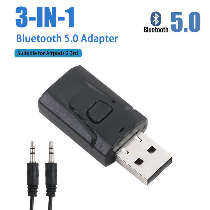 RENATAER USB 3 in 1 Computer Headsets Laptop Bluetooth-compatible Car ...