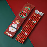 6pcs/lot School Sketch HB Drawing Pen Wooden Supplies Writing Stationery Boxed Student Pencils