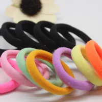 【CW】 Wholesale 20 Pcs/LOT Hair Accessories FOR and Kids RUBBER BANDS BLACK Color  2018 The Ponytail Holder Elastic Bands