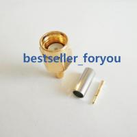 10Pcs SMA Male Plug Crimp RG174 RG316 LMR100 Cable Straight Connector Electrical Connectors