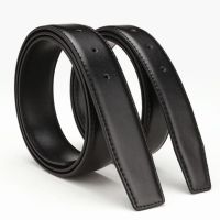 New Men and Women Buttonless Leather Belt No Head Male Buckle Real Belt 2.4cm 2.8cm 3.0cm 3.2cm 3.5cm 3.8cm Western Belts Belts