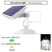 LED Solar Lamp Waterproof Double Head Solar Pendant Light Outdoor Indoor Solar Lights With Cable Suitable For Camping Garden