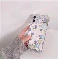 ?เคสใหม่พร้อมส่ง?(CS12)เคสกระจกไอโฟน ลายดอกไม้ พร้อมสายคล้องมือ สวยงาม มีตั้งแต่รุ่น I6 ถึง I12ProMax