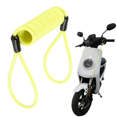 【CW】 1.5m Alarm Disc Lock Security Anti Thief Motorbike Motorcycle Brake And Reminder Cable Parts