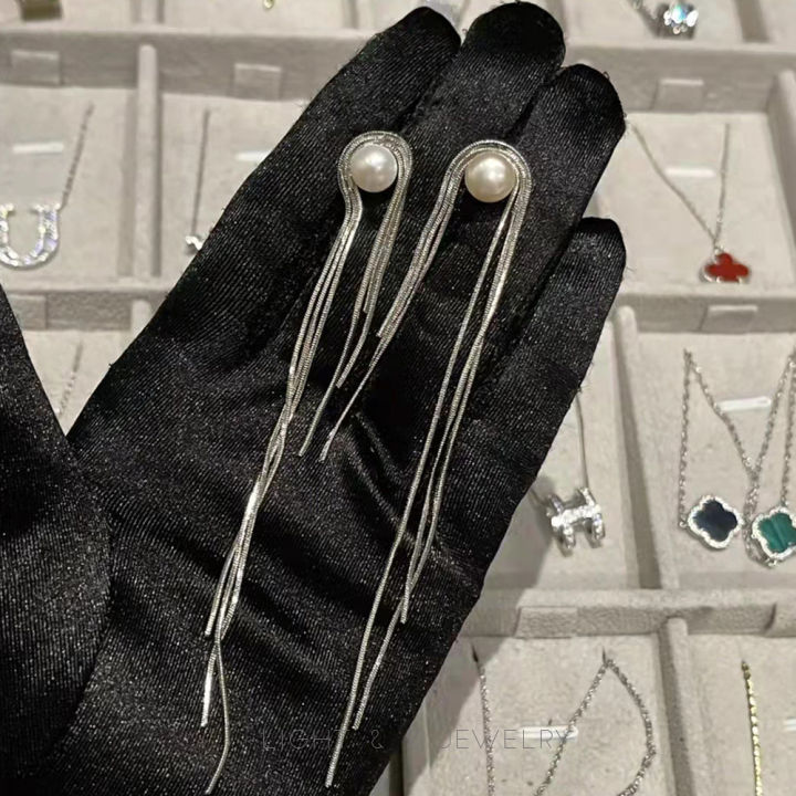 light-amp-z-สไตล์ฝรั่งเศสผู้หญิงต่างหูสตั๊ดแปดเหลี่ยมโซ่งู-pearl-พู่ต่างหูแฟชั่น-jewelry