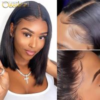 Ossilee Bob Wig Lace Front Human Hair Wigs Short Bob Wig 13x4 Frontal Wigs Straight Lace Front Wig Pixie Cut Wig Human Hair [ Hot sell ] ea1voy