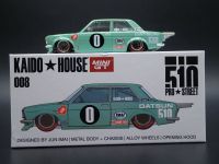 MINI GT 1:64 Datsun ของเล่นโมเดลตกแต่งรถโลหะผสมหล่อแบบ510