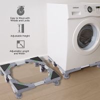 Washing Machine Holder Universal Mobile fridge stand Movable Refrigerator Floor Trolley Adjustable Base for Dryer Refrigerator