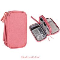 NEW Travel Organizer Bag Cable Storage Organizers Pouch Carry Case Portable Waterproof Double Layers Storage Bags For Cable Cord