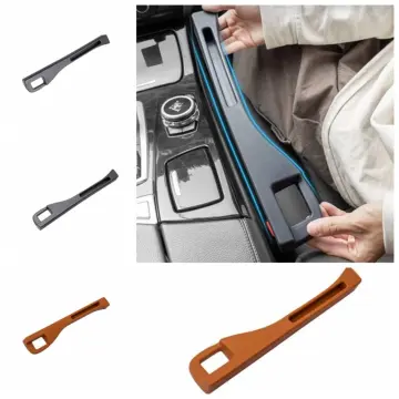 Car Seat Gap Filler Organiser, 2 Pack Car Organizer Front Seat Gap Filler  With Cup Holder Pu Leather Car Console Side Pocket With Usb Charging Hole  (b