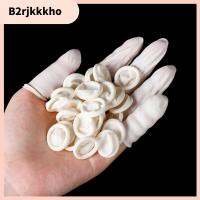 B2RJKKKHO 100/300PCS เป็นธรรมชาติ น้ำยาง เครื่องมือทำเล็บ ถุงมือป้องกันปลายนิ้ว ถุงมือยาง ปลอกนิ้ว เตียงเด็ก